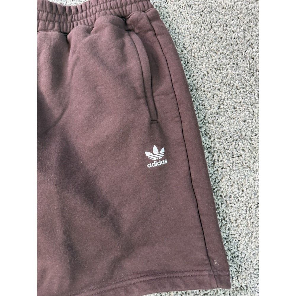 Adidas's Originals Essentials Trefoil Sweat Shorts Men's Size Medium Brown NWOT - Picture 3 of 9